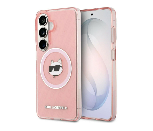Karl Lagerfeld Etui Repeated Choupette MagSafe do Galaxy S26 różowy - 1522730 - zdjęcie